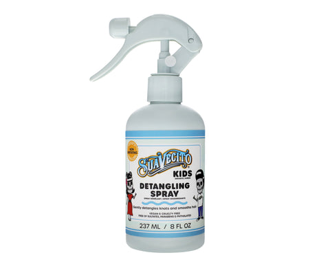 Suavecito Kids Detangling Spray with trigger sprayer