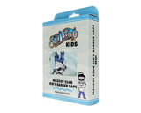 Box of Suavecito  Kids' Barber Cape with branding and product details on a white background