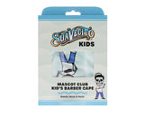 Package of Kids Barber Cape with Suavecito Kids branding on a white background