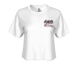 Rose Ruca Cropped Tee - Front