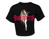 Vampira Cropped Tee - Back