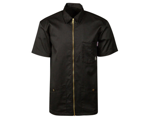 OG Barber Smock Black - Front