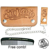 OG Script Chained Biker Wallet - Natural