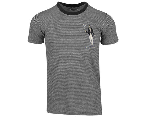 El Catrin Striped Tee Front