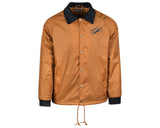 OG Flannel Lined Windbreaker - Orange Front
