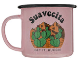 Nopales Enamel Camping Mug Front