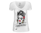 Suavecita x Amber Tilden Summer 2019 V-Neck Tee Front