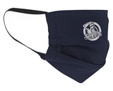 Face Mask Navy Logo Side