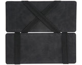 Suavecito Large Embossed Magic Wallet - Matte Black - Open Inside