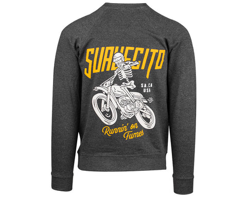 Runnin' on Fumes Crewneck Sweatshirt Back