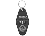 Suavecito Hotel Key Tag - Black Back