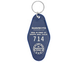 Suavecito Hotel Key Tag - Blue Back