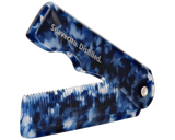 Cobalt Penny Folding Comb