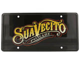 Embossed License Plate Front View