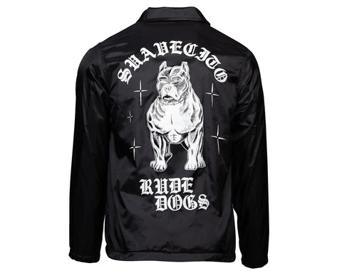 Rude Dogs Black Windbreaker -  Back