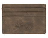Card Holder Wallet - Dark Brown - Front
