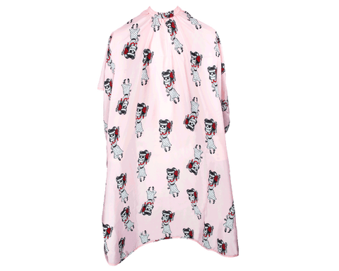 Mascot Club Pink Barber Cape - Kid's - Front View