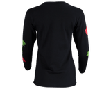 Red Thorn Tee - Black Long Sleeve - Back