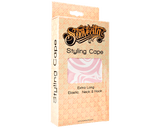 Suavecita OG Script Pink Barber Cape - Front