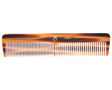 Deluxe Amber Handle Comb - Back