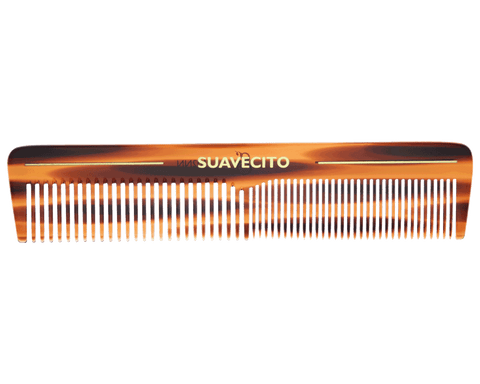 Deluxe Amber Handle Comb - Front