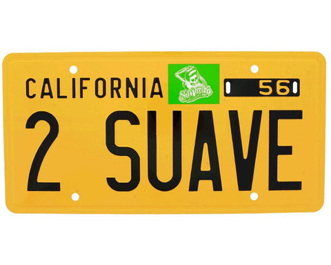 CaliSuave License Plate