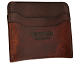 Antique Brown OG Card Holder - Back