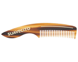 Deluxe Handle Beard Comb - Amber - Front