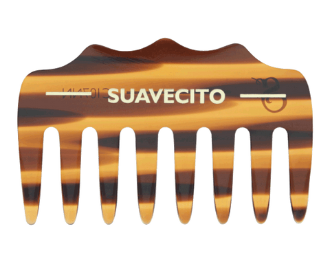 Deluxe Rake Pocket Comb - Amber - Front