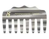 Deluxe Rake Pocket Comb - Black - Back
