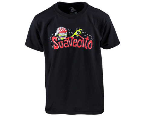 Suavecito Drag Nut Kid's Black Tee - Front