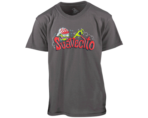 Suavecito Drag Nut Kid's Charcoal Tee - Front