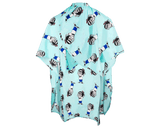 Mascot Club Blue Barber Cape - Kid's - Back View
