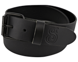 OG Script Leather Belt - Black