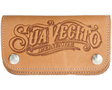 OG Script Chained Biker Wallet - Natural - Closed