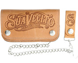 OG Script Chained Biker Wallet - Natural