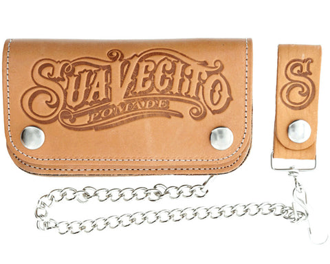 OG Script Chained Biker Wallet - Natural