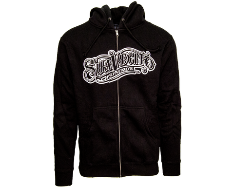 Front of Suavecito OG Zip-Up Hoodie