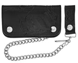 Black Skeleton Chained Biker Wallet
