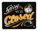 Classic Open/Closed Metal Sign