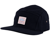 Stay Firme Navy 5 Panel Hat - Angled View
