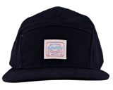 Stay Firme Navy 5 Panel Hat - Front View