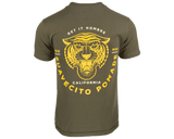 Tiger Green Tee - Back