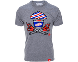 Barber Shop Crossbones Tee